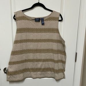Tank top women  plus size 2X. Crazyhorse brand a Liz Claiborne company.